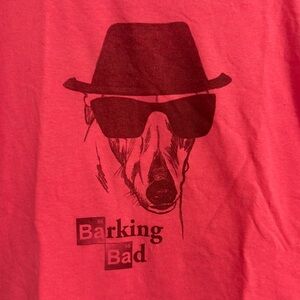 Barking Bad Heisendog Hot Pink T shirt
